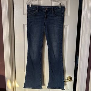 American Eagle Outfitters Dark Blue Flare Jeans